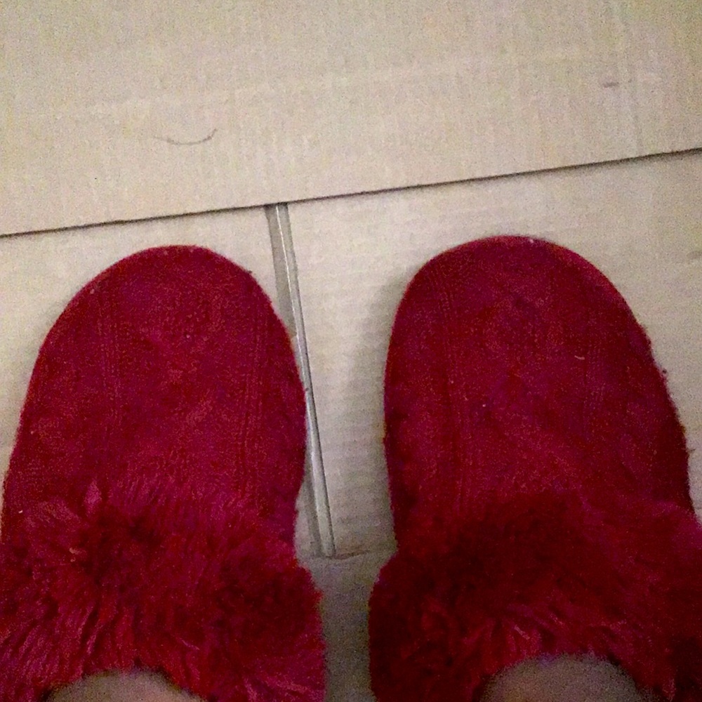 Used Red slippers